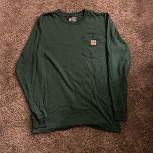 Carhartt Men's Forest Green Long Sleeve Tee
